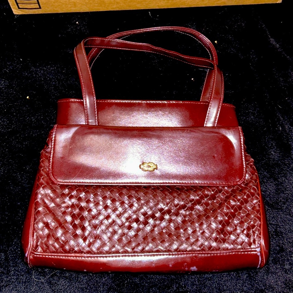 Deep purple hand bag